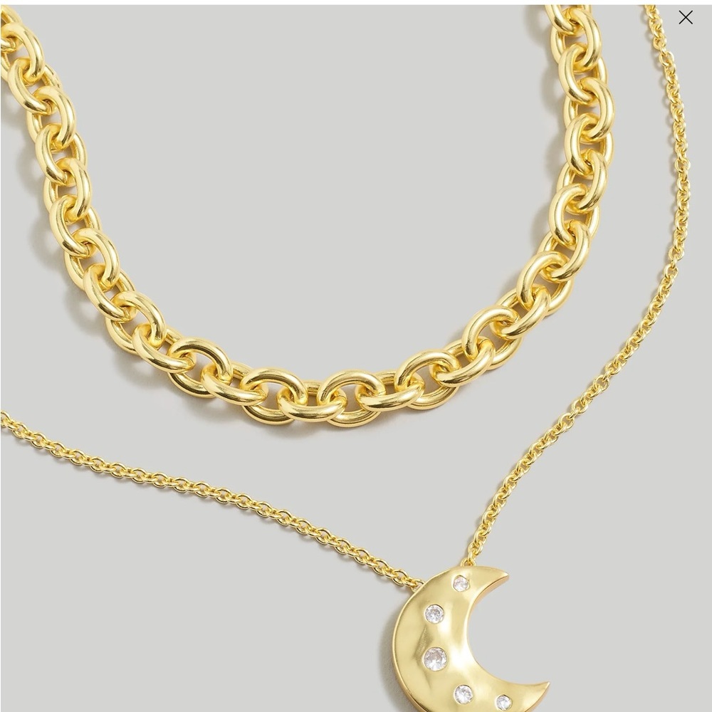 Gold Celestial Layer Necklace - image 1